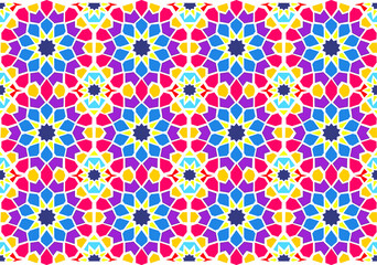 Islamic geometric motifs, which are very nice