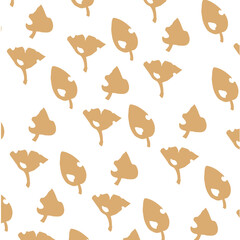 秋の紅葉のシルエットのかわいい壁紙