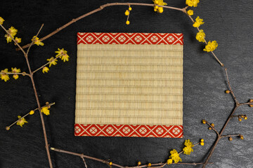 畳の背景　Background of tatami 