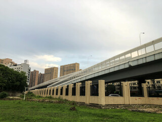 bridge in the city