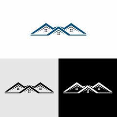 home building creative unique logo