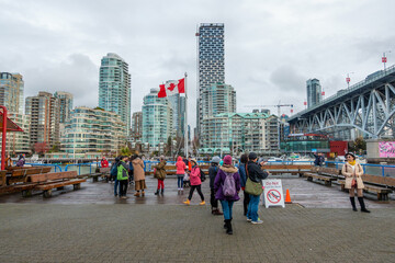 Fototapeta premium カナダ・バンクーバーの観光名所を旅行する風景Scenes from a trip to the sights of Vancouver, Canada.
