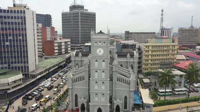 The Cathedral Church of Christ Marina, Lagos is an Anglican cathedral on Lagos Island, Nigeria. The oldest Anglican cathedral in Nigeria, it currently serves as the seat of the Bishop of Lagos.