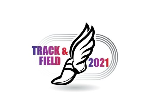 Track and Field, Track logo, Winged shoe, Sports Design. Track and Field insignias, Track Team, Sports Design, Team logo