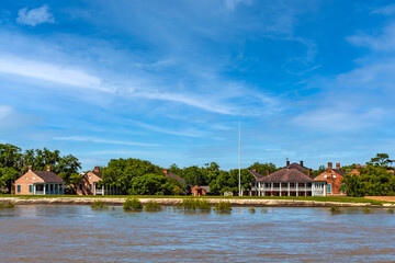 Fototapeta na wymiar Historic Jackson Barracks in New Orleans