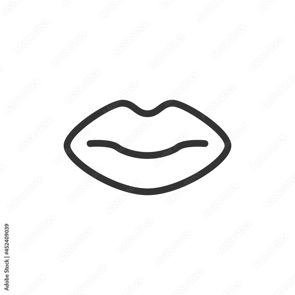 Poster marker minimal line icon.