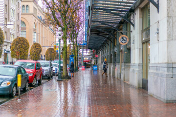 カナダのヴィクトリアの観光名所を旅行している風景 Scenes from a trip to the sights of Victoria, Canada. 