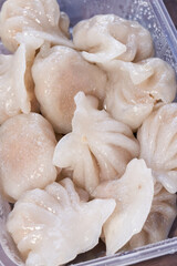 China Guangxi traditional cuisine, crystal clear rice dumplings close-up
