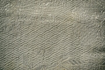 Vintage textile background. Abstract background with a texture of crumpled coarse linen fabric with a pattern.