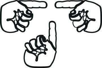 Business Partnership line icon - vector