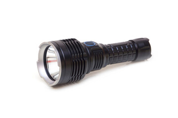 A flashlight isolated on white background