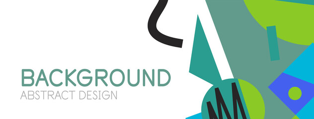 Abstract background with blocks, lines, geometric shapes. Techno or business concept for wallpaper, banner, background, landing page