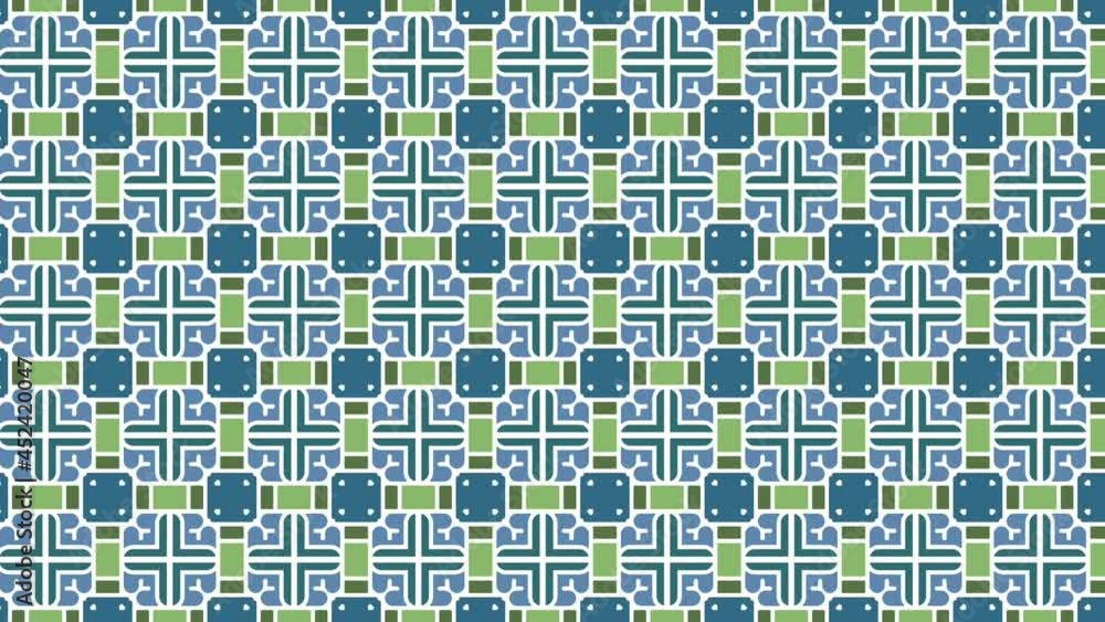 Poster retro seamless pattern loop animation. endless video background. vertical repeating.