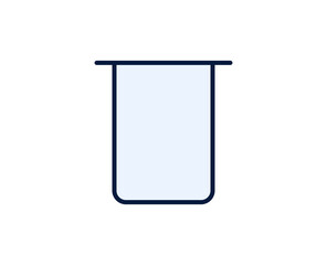Tube line icon. High quality outline symbol for web design or mobile app. Thin line sign for design logo. Color outline pictogram on white background