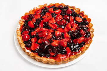 tart with  berries
