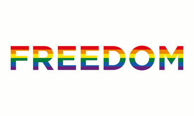 Fototapeta premium LGBT FREEDOM