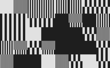 Black And White Abstract Vector Pattern Design