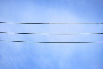 Blue sky . High resolution image gallery ,overhead view