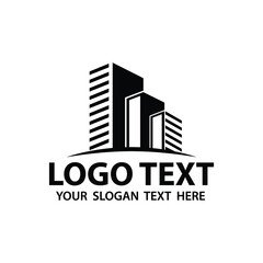 construction company logo, building logo icon vector template, Vector logo Design