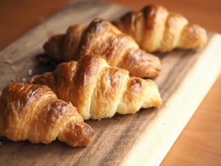 Homemade croissants