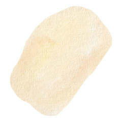 Blush circle splash with watercolor hand drawn abstract texture. Nude brush strock.