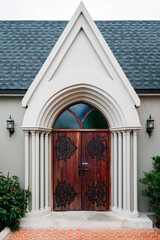 door in the church