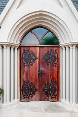 door in the church