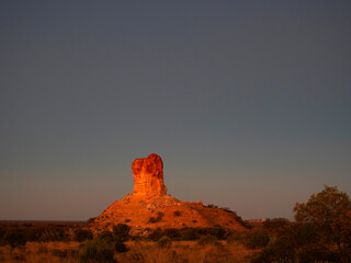 Chambers Pillar near Alice Springs Central Australia