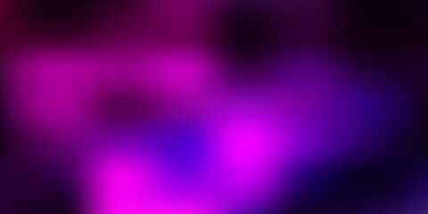 Dark pink vector abstract blur backdrop.