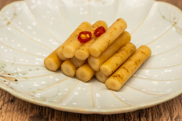 Japanese burdock pickles 
