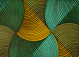 Colorful African fabric – Seamless pattern, cotton, high definition photo
