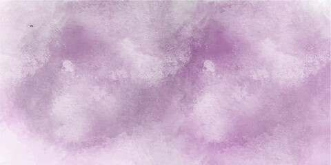 Hand painted watercolor sky and clouds, abstract watercolor background, vector illustration