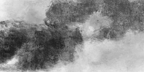 Black and white shades watercolor background. Abstract gray ink effect water color illustration. Grunge monochrome smeared grey aquarelle painted paper textured canvas for design
