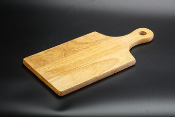 Wooden board for kitchen isolated