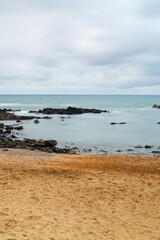 Fototapeta na wymiar Mutriku beach in the Basque Country