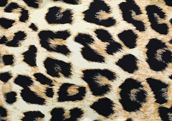 Tuinposter Dierenhuid luipaard huid patroon ontwerp naadloos werk