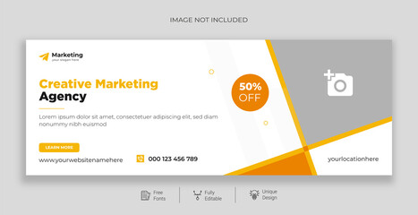 Corporate social media post template design, Template banner design for social media, Digital business marketing promotion 