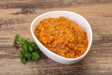 Caucasian cuisine - Mangal salad with vegetables