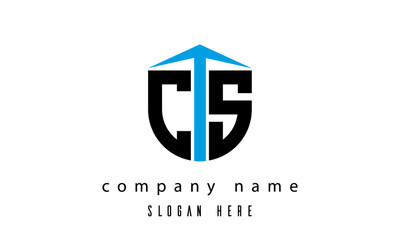 CS shield creative latter logo vector