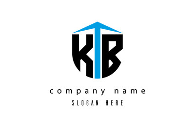 KB shield creative latter logo vector