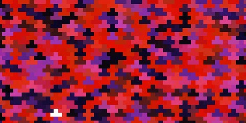 Dark Pink, Red vector texture in rectangular style.