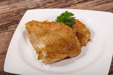 Roasted delicous seafood - stingray wings