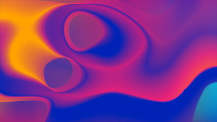 Abstract blue purple liquid waves futuristic background