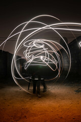 drawing with light (slow shutter speed)