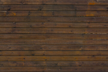 Texture of a wall from dark wooden planks