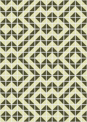 Abstract Geometric Pattern generative computational art illustration