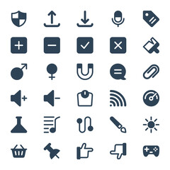 Glyph icons for web & mobile.