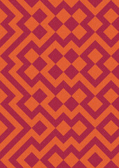 Abstract Geometric Pattern generative computational art illustration