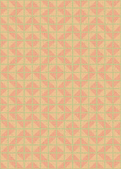 Abstract Geometric Pattern generative computational art illustration
