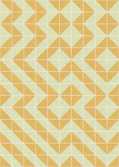 Fototapeta premium Abstract Geometric Pattern generative computational art illustration